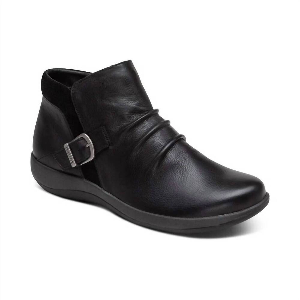 NEW AETREX women's luna boot - medium in black